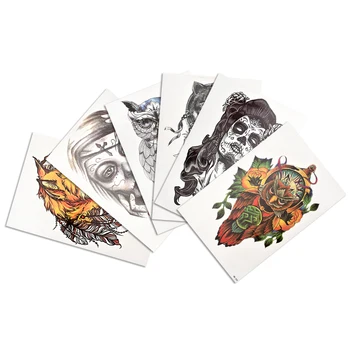 

1Pcs Women Men Body ArtTattoo Stickers Cute Animal Shape Waterproof Temporary Tattoo Stickers