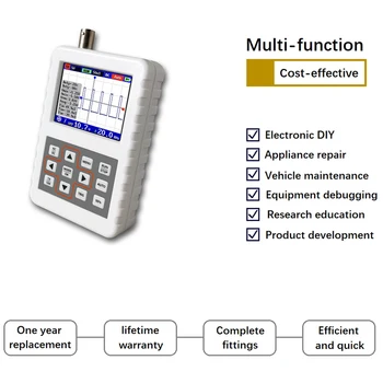 

Portable Handheld Digital Oscilloscope 5M Bandwidth 20MSps Sampling Rate