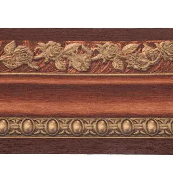 

Wallpapers 3D Three-dimensional Floral Wallpaper Border Walls Roll Stereo Wall Stickers Living Room Decoration Daily