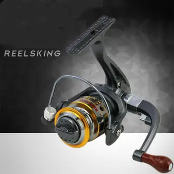 

All Metal Mini Spinning Reel Lengthened and Heightened Pedestal Clearance-free 5.2:1 Fishing Spinning Reel