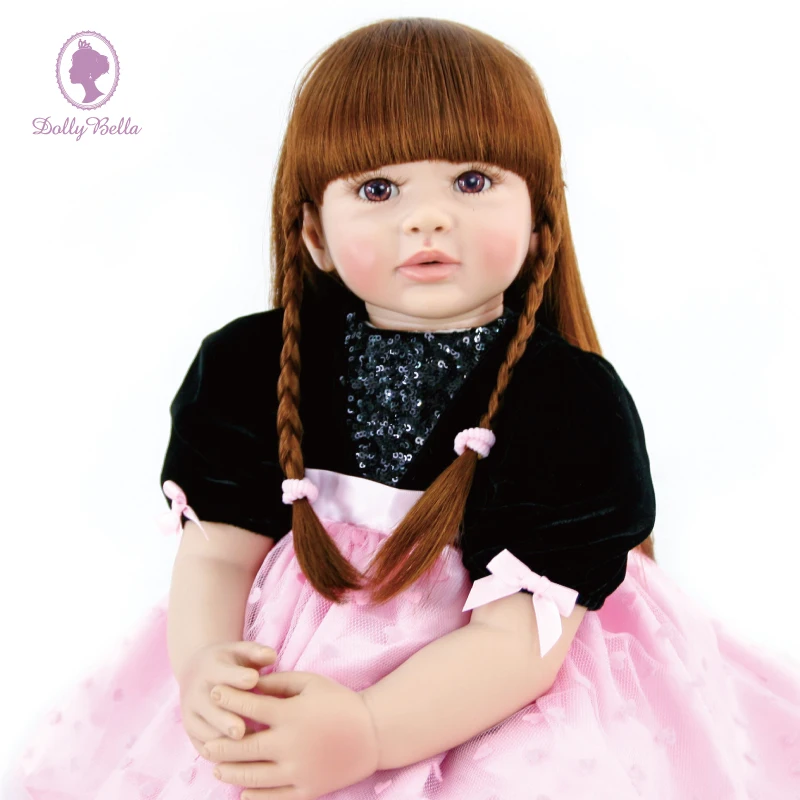 60cm Silicone Head Arm legs With Clothing Body Lifelike Reborn Baby The Best Vinyl Doll Is Intended For Collectors Deeply Belie |