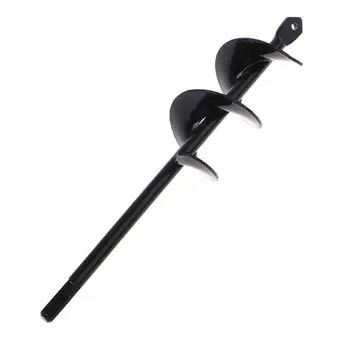 

Black Home Yard Garden Flower Plant Farm Planting Auger Digger Twist Spiral Bit Digging Holes Drill Bit Tools