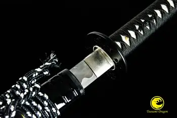 

Japanese Battle Ready Samurai Katana 9260 Spring Steel Blade Sword Full Tang Tameshigiri