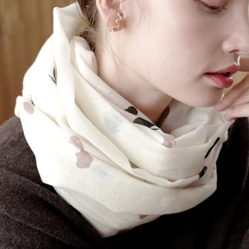 

100% Wool Scarf 2020 Luxury Winter Blanket Scarf Wool Poncho Shawls Women Thicken Warm Scarves Wool Wrap Pashmina Floral Scarf
