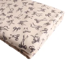 Платье-пачка с бантом, хлопковая ткань для DIY Швейные, ткани для пэчворка Тильда telas tecido Тюль одежда с принтами для детей; Детское лоскутное шитье DIY ручной работы