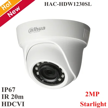

Dahua 2MP Starlight HDCVI IR Eyeball Camera Fixed lens Smart IR 20m Waterproof IP67 Indoor and Outdoor DC12V Security Camera