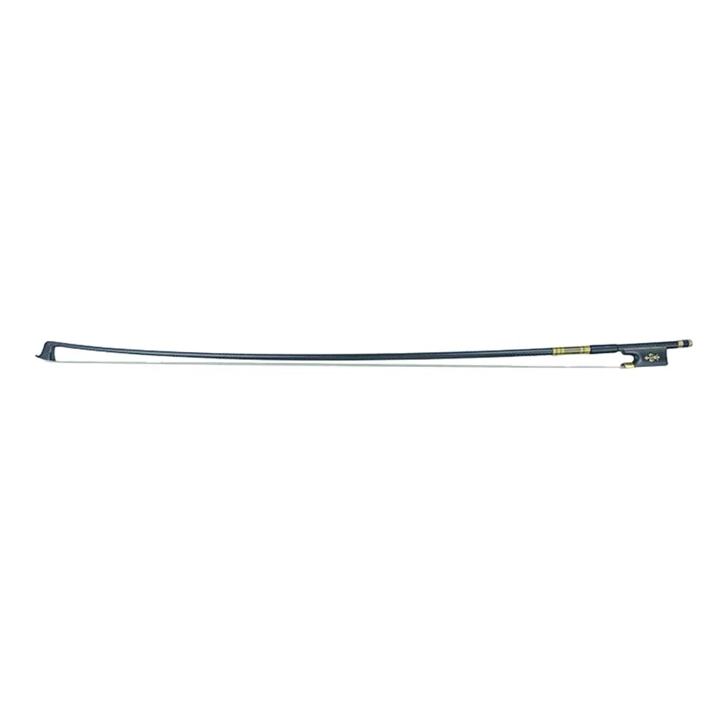 Violin Bow 4/4 Size Carbon Fiber W/ Ebony Frog Natural Mongolian Horse Hair