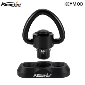 

Alonefire M640 Tactical QD Sling Swivel mounts Keymod Rail Attachment