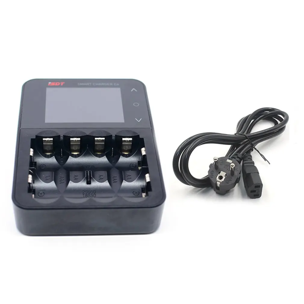 

ISDT C4 8A DC 12-24V Touch Screen Smart Battery Charger With USB Output &LCD Display For 18650 26650 AA AAA Battery