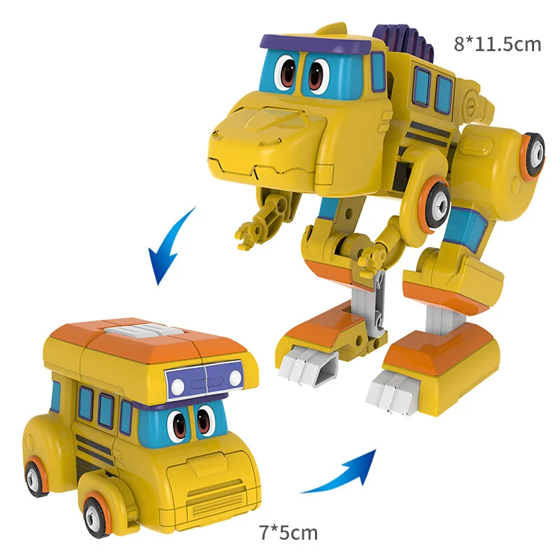 New Season ABS Min Deformation Gogo Dino Explorers REX Transformation Car Airplane Submarine Gogo Dinosaur Explorers toys