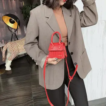 

Durable Waist Packs Classic Delicate Texture Retro Mini Crossbody Handbag Women PU Leather Purse Shoulder Messenger Totes Bag
