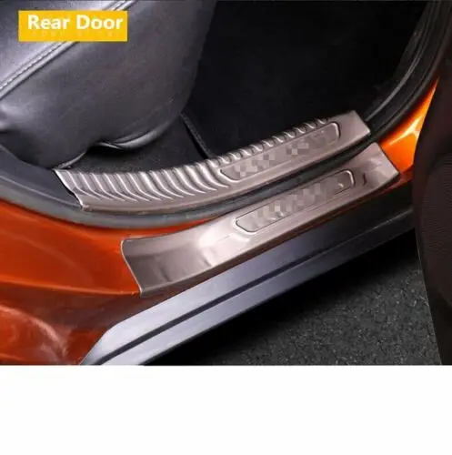 Подходит для Nissan Kicks-19 стальная внутренняя Накладка порога Накладка