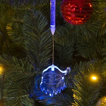 

Luminous hanging toy "Santa Claus" on 1 tube, 8x9 cm, batteries included 830712