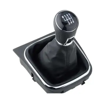 

MT Gear Shift Knob for Volkswagen VW Golf 5 6 Golf5 Golf6 Gearshift Shifter Lever Stick Leather Gaitor Boot Base Frame Arm Pen