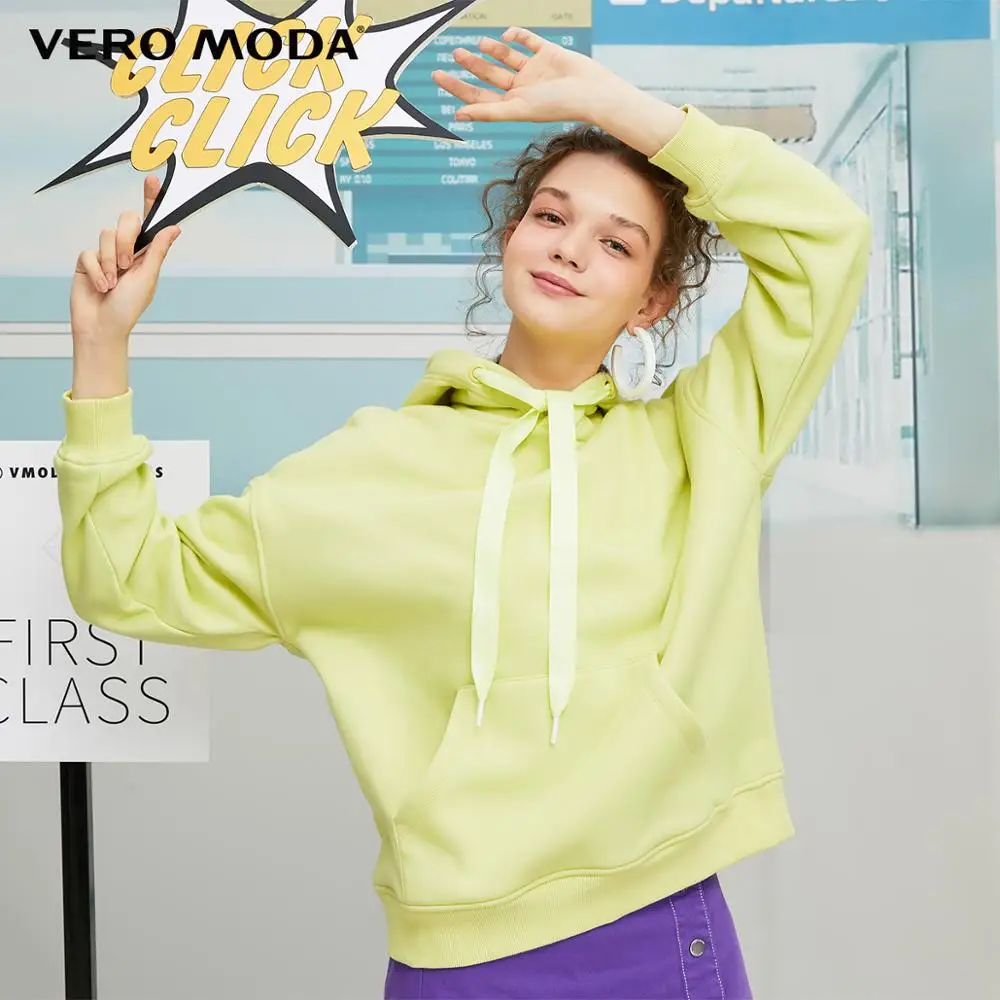 Vero Moda Новые поступления Ins стиль сплошной удобный толстовка с капюшоном | 319433506