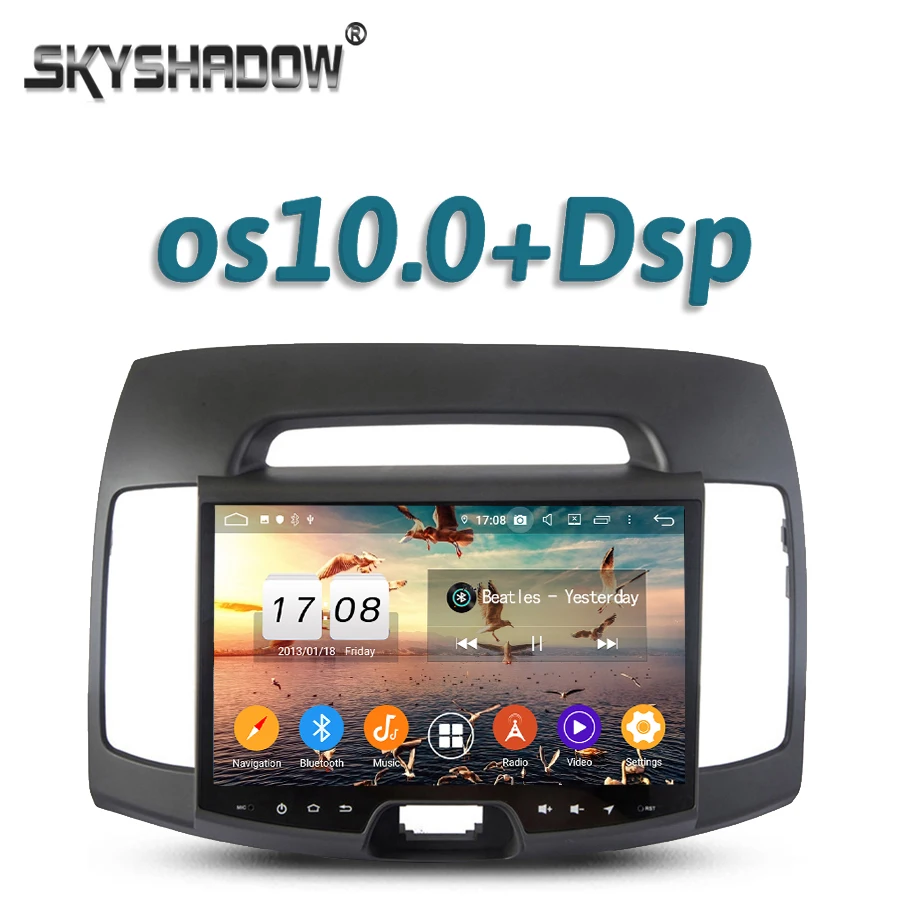 Автомобильный DVD-плеер 720P DSP 10 1 &quotAndroid 0 8 Восьмиядерный 4 Гб ОЗУ GPS RDS радио wifi Bluetooth 5