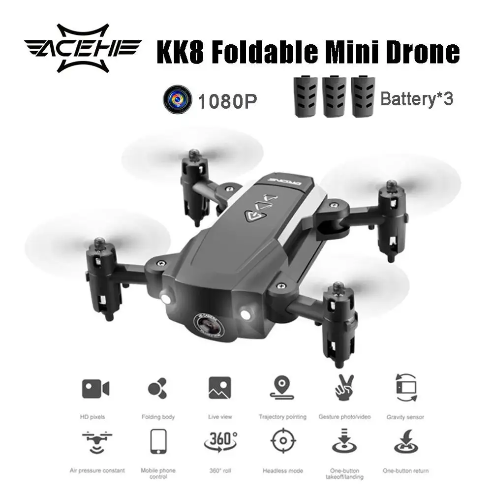 Type 15 KK8 складной мини-Дрон RC FPV Самолет 360 градусов трюк Wifi FPV Дрон RC вертолет игрушки подарок для детей мальчиков и девочек - Цвет: Type 15