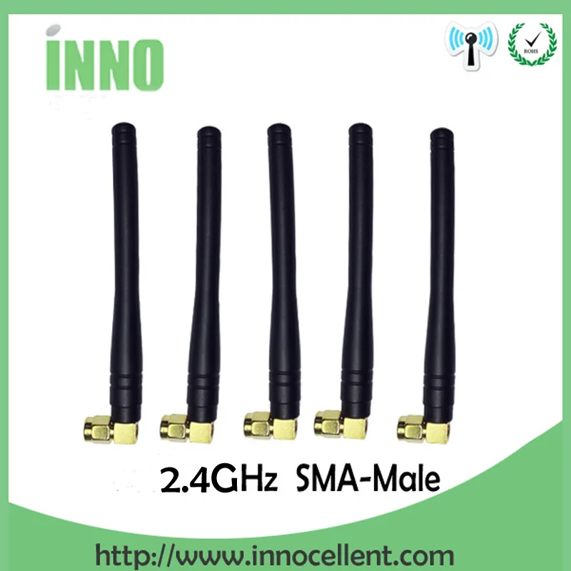 20 шт. оптовая продажа 2 4 ГГц антенна WIFI 3dbi SMA штекер Антенна антенны wi fi для