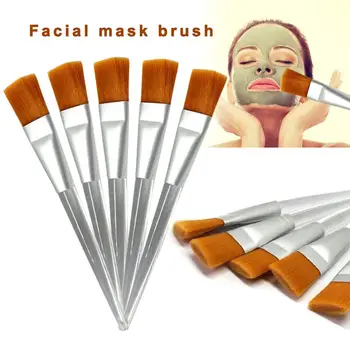 

5pcs Cosmetic Facial Mask Brush Soft Fiber Body Face Paraffin Wax Treatment Makeup Tool Mud Mask Applicator Salon Beauty Tool