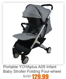 Portable YOYAplus A09 Infant Baby Stroller Folding Four-wheel Shock Absorber One-Handed Operation Easy to Carry Mini Baby Cart