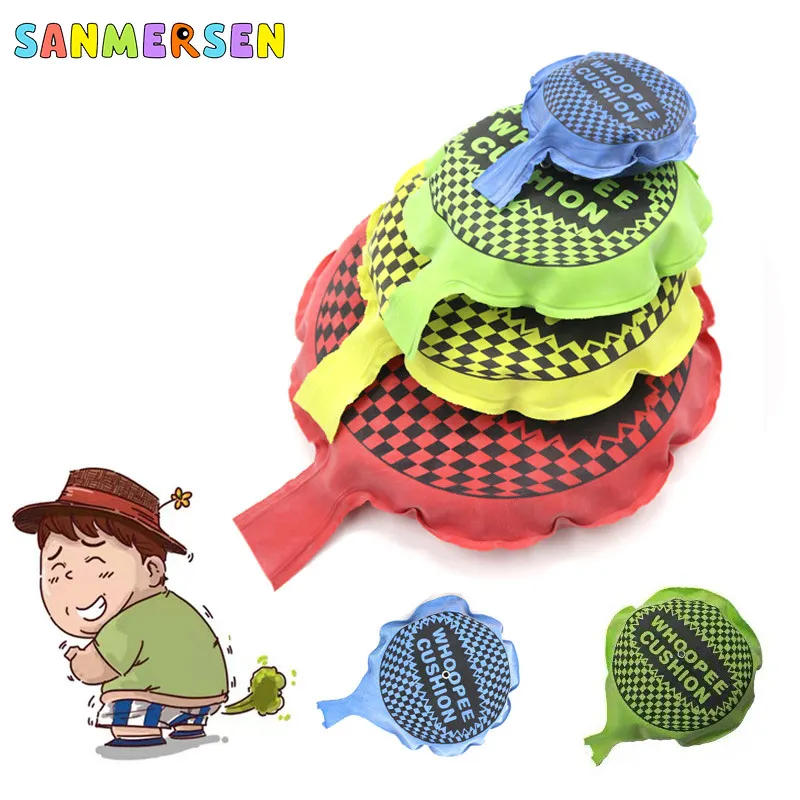 

Kids Fun Baby Prank Toys Whoopee Cushion Jokes Gags Pranks Maker Tricky Funny Seat Fart Sound Pad Pillow For Children Adult Toys