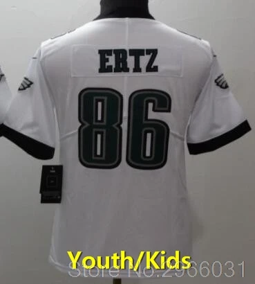 Philadelphia Качественные Детские Молодежные 36 Jay Ajayi 17 Alshon Jeffery 20 Brian davkins 27 Malcolm Jenkins 56 Chris Long jersey - Цвет: for kids youth