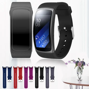 

Sport silicone Smart Watch strap For Samsung Gear Fit 2 band Smart Watch replacement bracelet For Samsung Fit2 SM-R360
