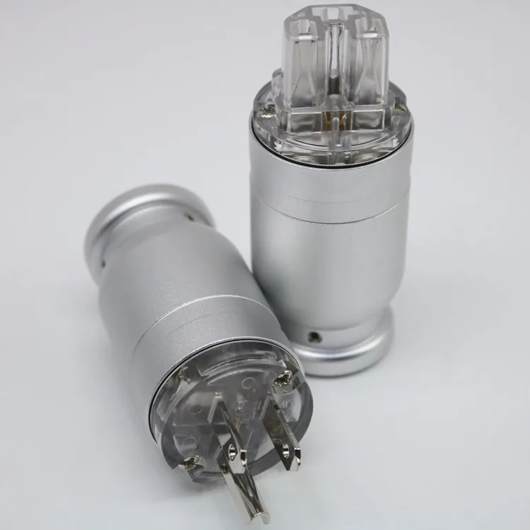 Заводская поставка XSSH Родиевые Позолоченные красные медные DIY 15A 125 В AC электрические мужские и женские дополнительные разъемы IEC вилка США