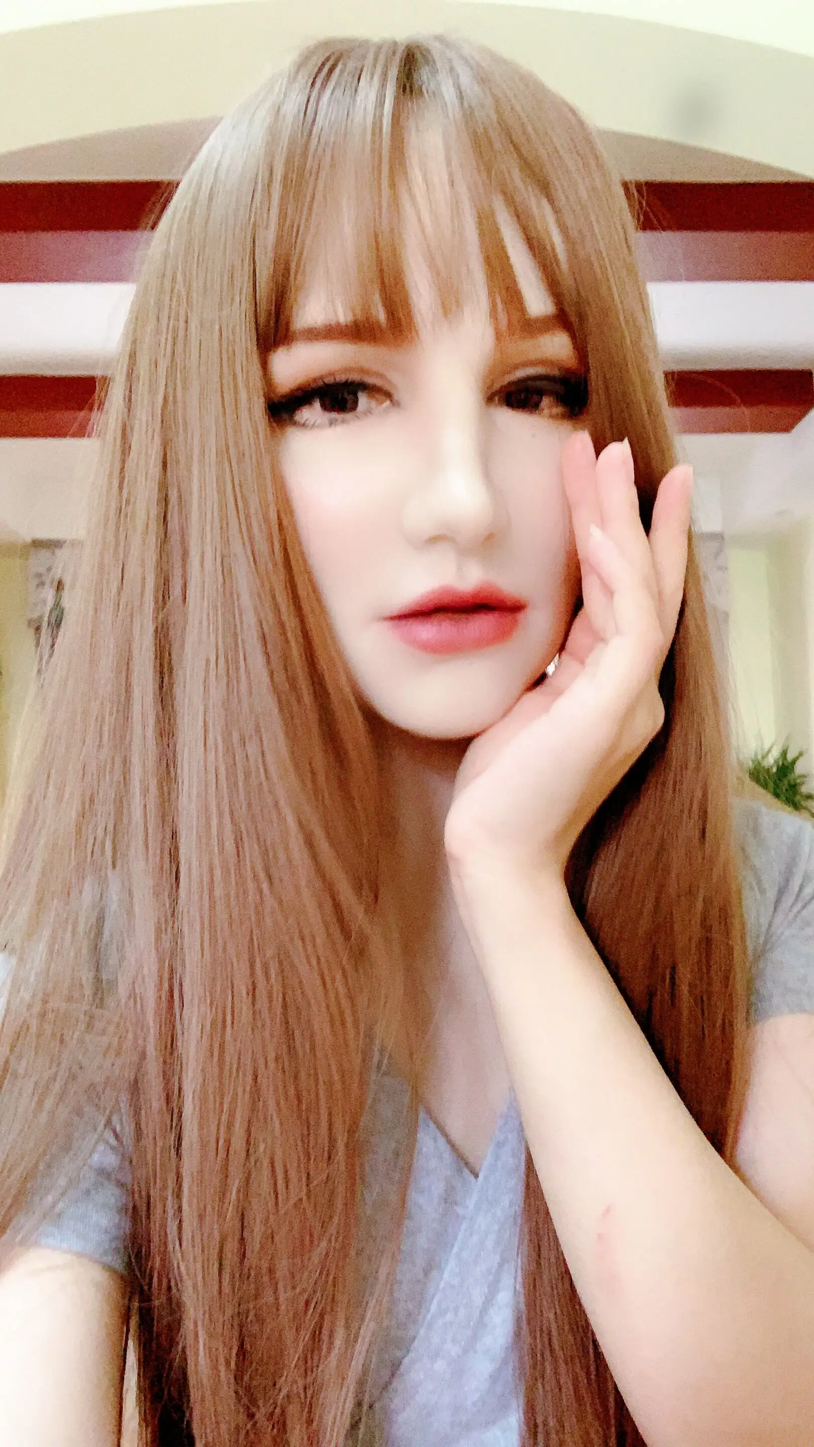 Роскошная индивидуальная макияжная маска для детей Calaxy DMS Miss Rose! Силиконовая