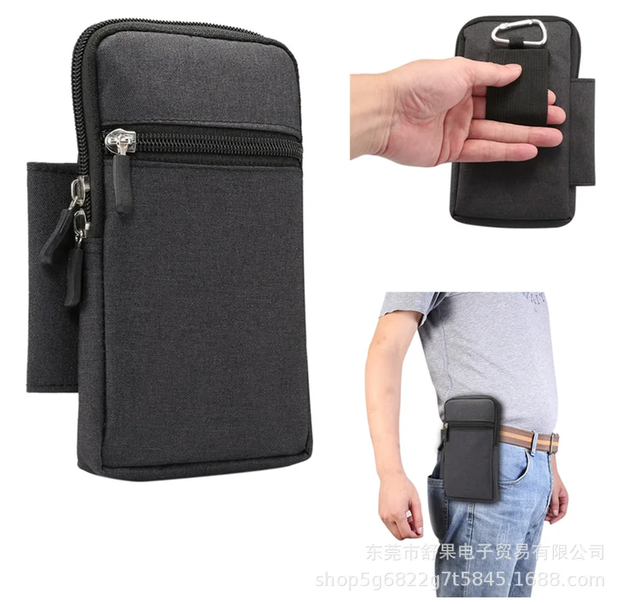 

Nylon Cloth with Card Slot Men Phone Accessory Wallet Life Waterproof Durable And Practical Wallet Ultra-strength Velcro Closely