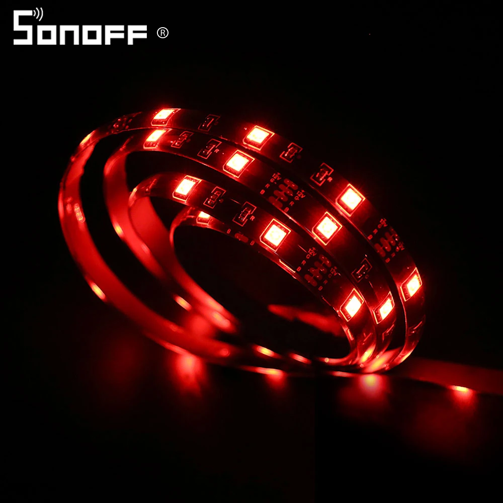 SONOFF L1 Smart LED Light 2/5M Waterproof Dimmable Voice Control High Felxibility RGB Strip Lights Work With Alexa Google Home