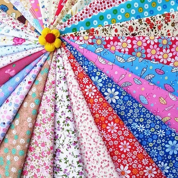 

DIY Fabric Patchwork Craft Cotton Material Mixed Squares Bundle, 30 Sets
