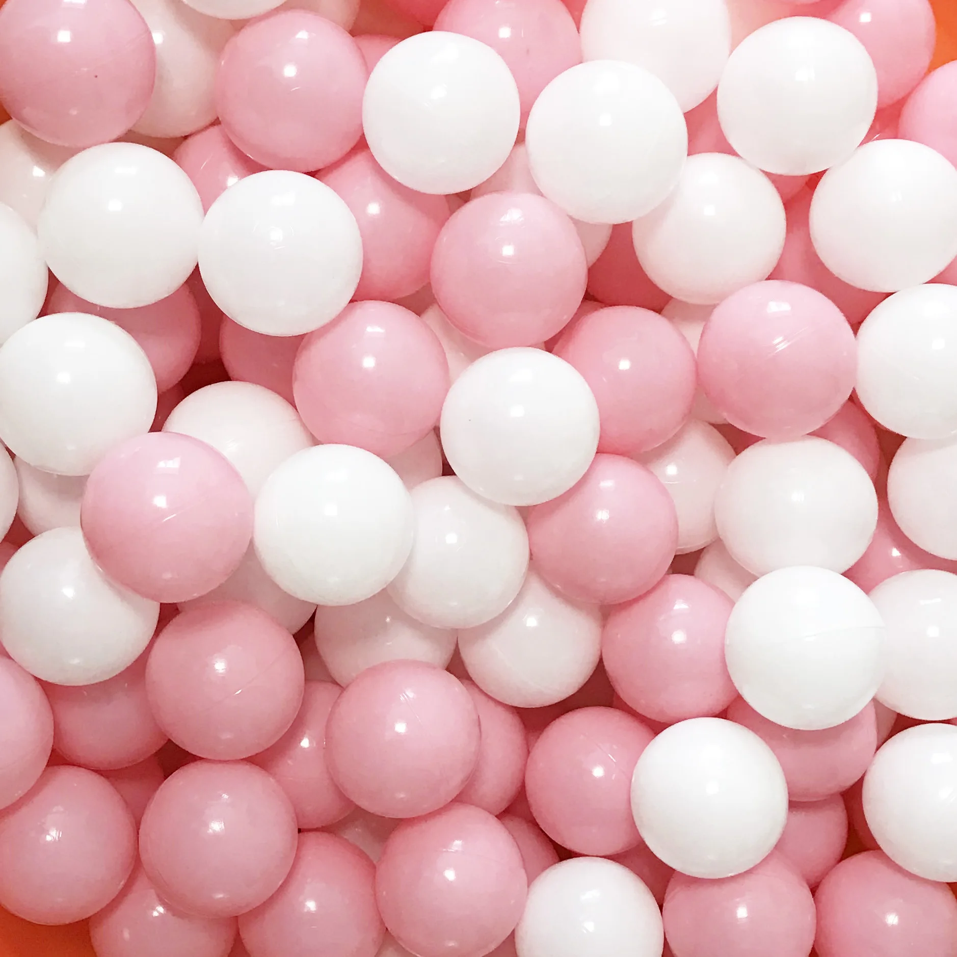 Thenese Мячи 100 шт Пластиковые Детские Игрушечные Мячи Макарон океанские шары маленький размер 5,5 см фталат и BPA бесплатно