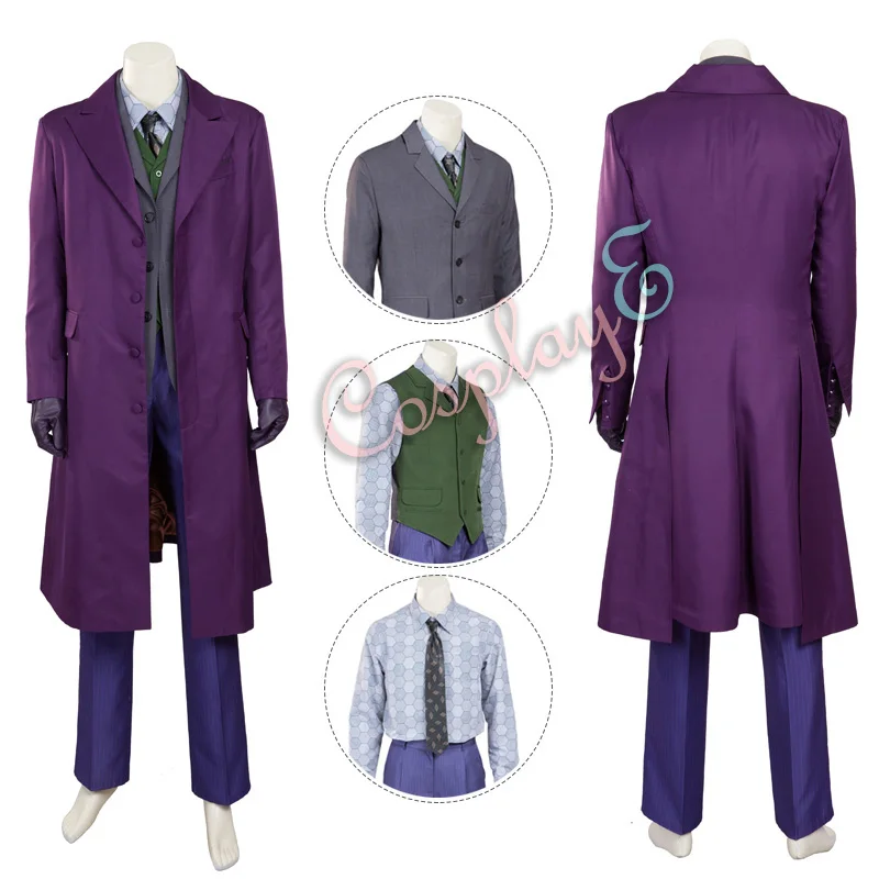 

Joker Costume The Dark Knight Cosplay Halloween Outfit