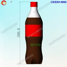 Изготовленная на заказ печать надувная модель бутылки для продажи, рекламные надувные бутылки воздушный шар для наружной рекламы