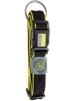 

HUNTER collar for dogs Hunter Maui L black mesh textile 32 mm 42 - 65 cm