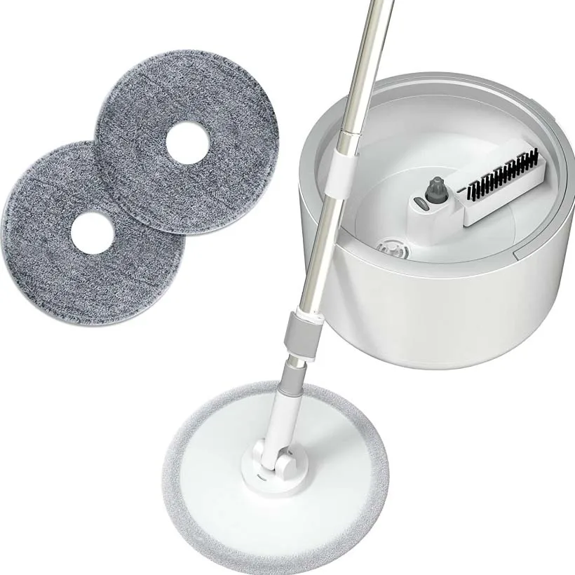 

Mop with bucket Microfiber Mop With Bucket Water Filtration â€“ Self Wringing Wet Dry All-In-One Mop with Extra Refills