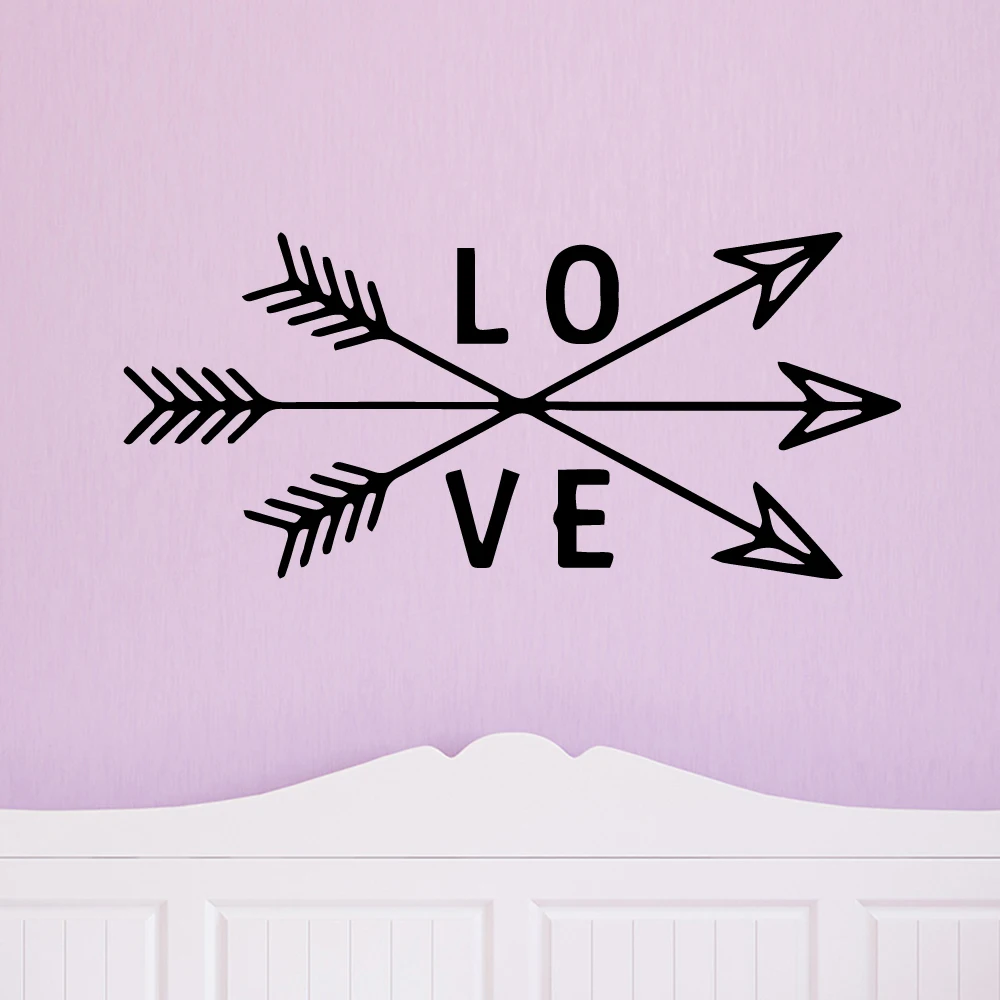 Modern love Vinyl Wall Sticker Home Decor Stikers Kids Room Nature Art MURAL Drop Shipping | Дом и сад
