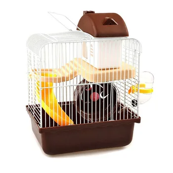 

Hamster Cage Multifunctional Pets House Villa Travel Cage for Small Animals MYDING