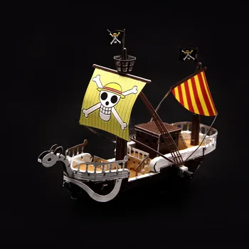 

Micro Spell Dragon Feeling 3D 3D Puzzle Model Model DIY Assembled Going Merry Pirate Ship Force True 3D Metal Creative Puzzle