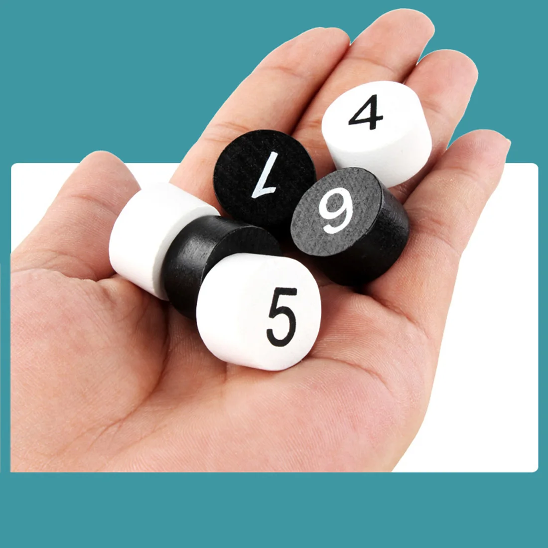 Double-sided Wooden Mini Ice Fox Ball Tabletop Shuffleboard Game Educational Toy for Children Family Entertainment Board Game