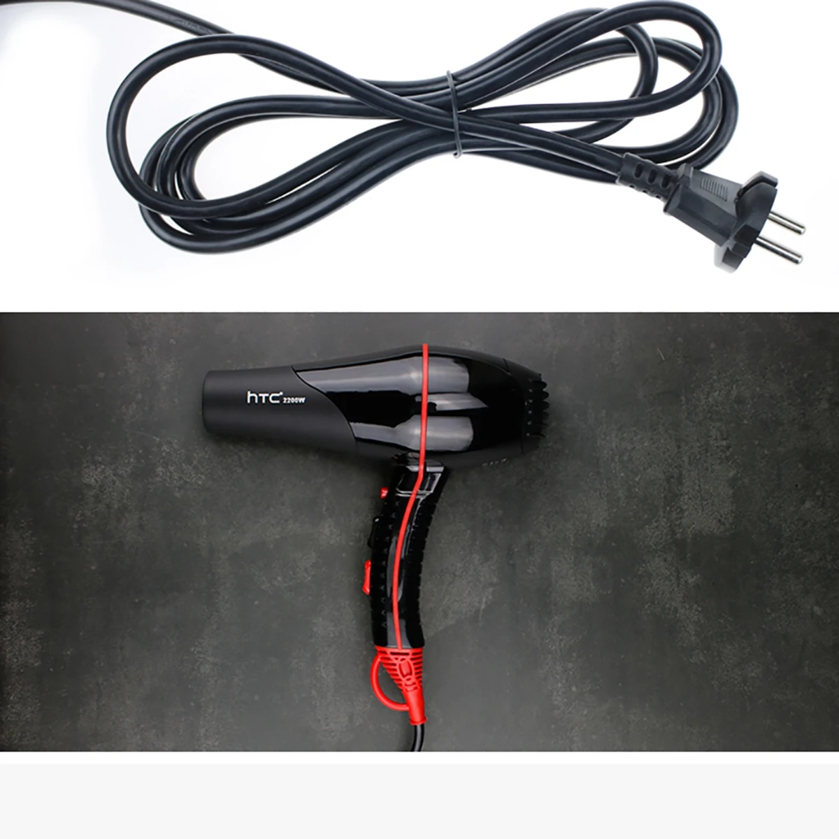 HTC Hair Dryer Professional 2200W Strong Power Hair Dryer For Hairdressing Barber Salon Tools Blow Hairdryer Hair Dryer Fan