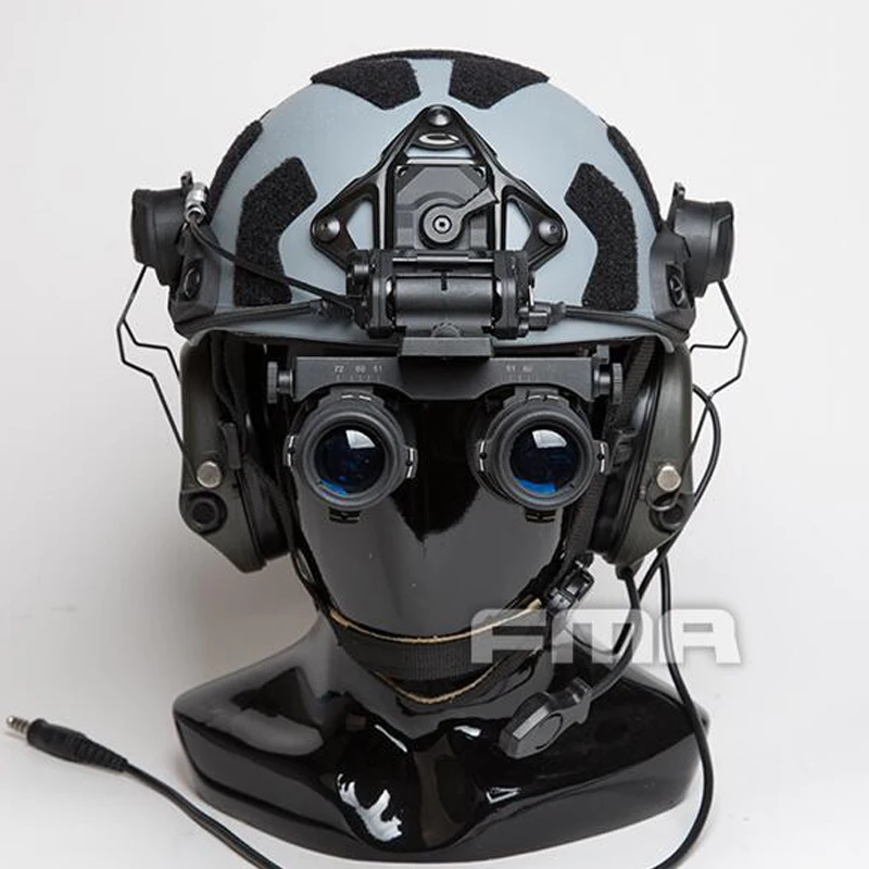 FMAnew NVG крепление Тактический шлем аксессуары охотничьи Тактические аксессуары функциональные GSGM разъем боевое крепление TB1301 BK/DE