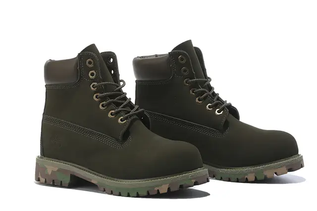 botas timberland mujer verde militar