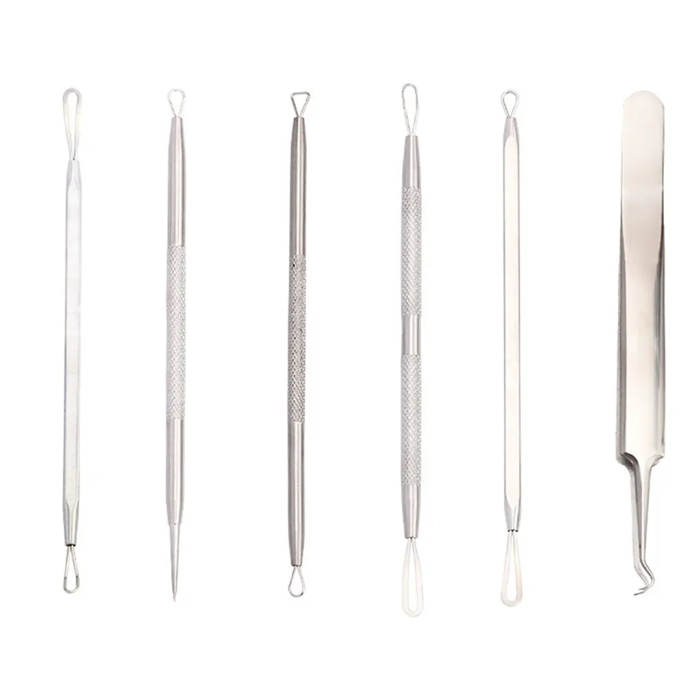 Acne Needle Removal Tool Beauty Tool Acne Needle 6-Piece Suit Remove Blackhead Tool Rose Gold Acne Needle