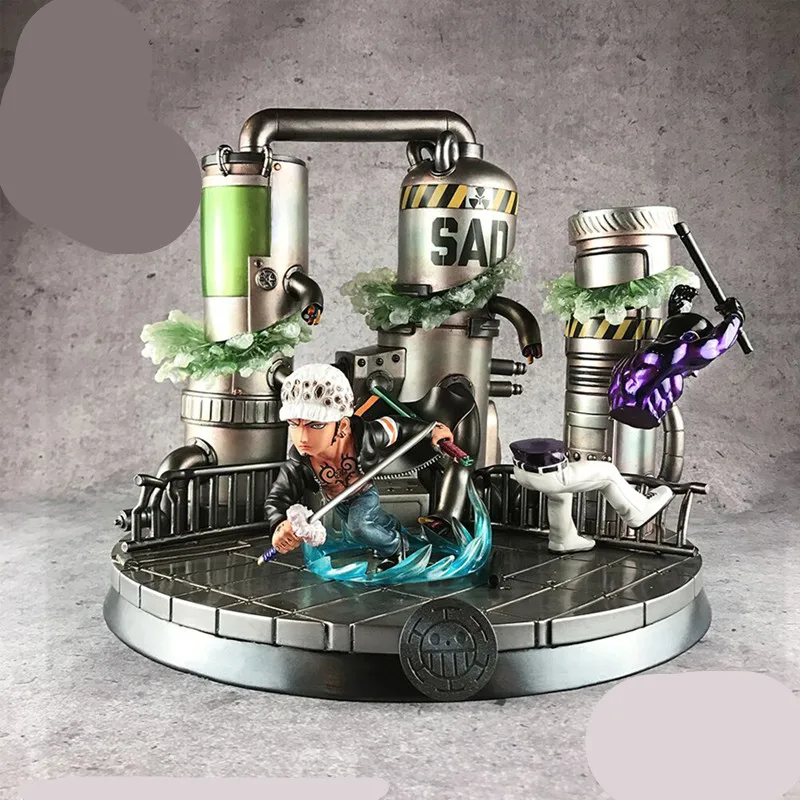 12 One Piece Admiral Ghost Bamboo Vergo Vs Death Surgeon Trafalgar Law Gk Statue Action Figure Collectible Model Toy Box L136 Action Figures Aliexpress