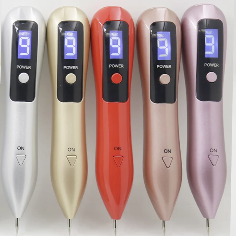 

new Remover LCD Laser 9 level Plasma pen Beauty Care Skin Point Pen Corn Freckle Skin Wart Tag Tattoo Removal Tool Beauty Care