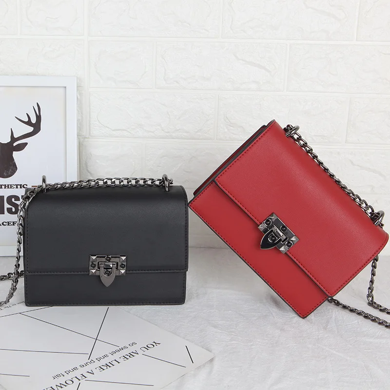 

Ladies Fashion Small Bag 2019 Mini Pu Leather Shoulder Bag Ladies And Ladies Red Bag