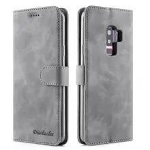 Luxury Retro PU Leather Case For Samsung galaxy S9 Flip Book Wallet Phone Cover For Samsung galaxy S9 Plus Case Samsung S9 Cover