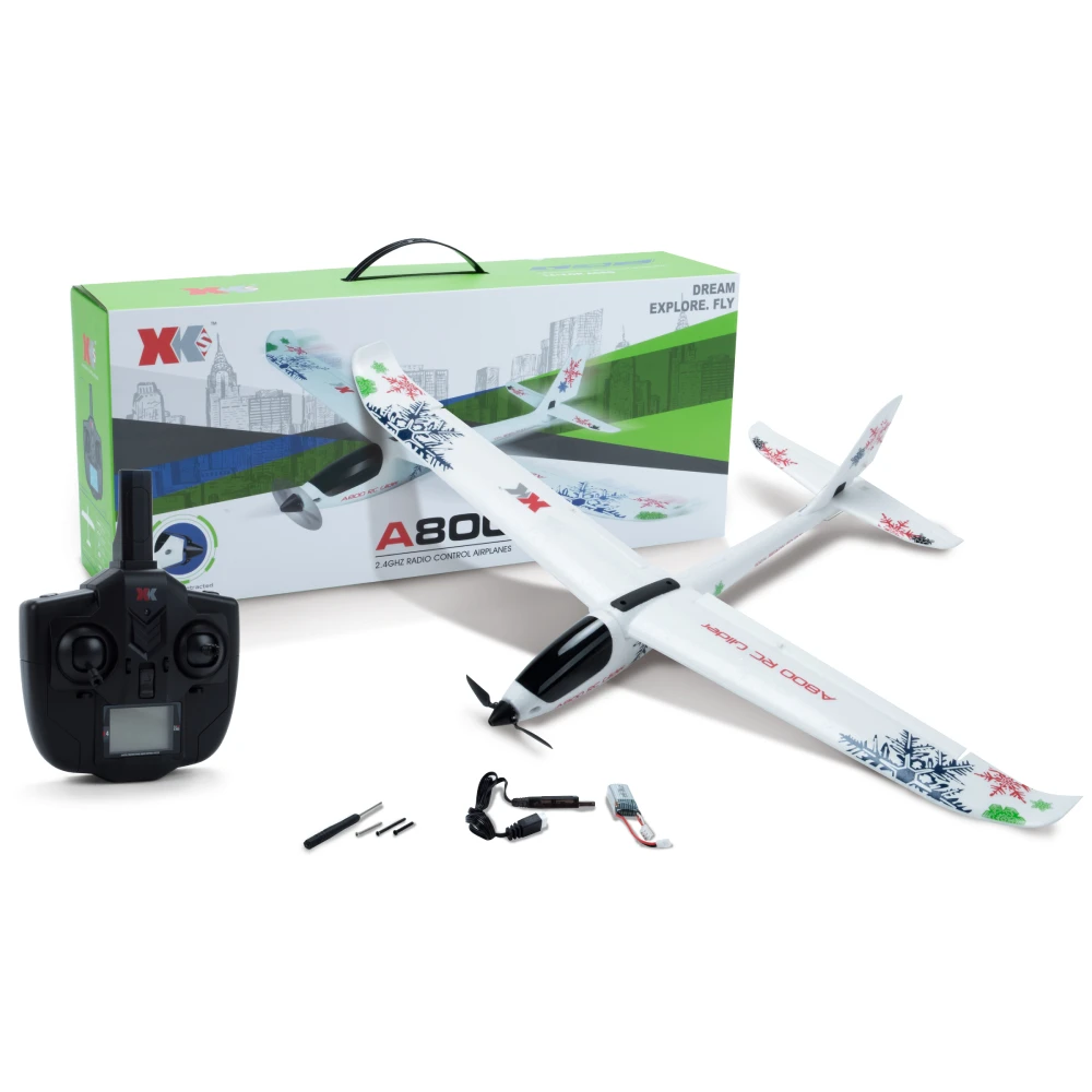 RC Самолет Модель XK A800 2 4G 5 канал 6 AxisGyro Электрический радиоуправляемый самолет